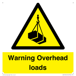 Warning Overhead loads